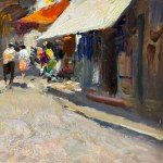 ANONIMO, Street scene with characters