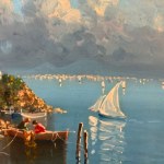 A. ZENO, Seaside view in Marechiaro (Naples) - A. Zeno
