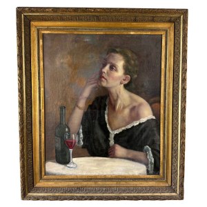 UNIDENTIFIED SIGNATURE, Portrait of a woman