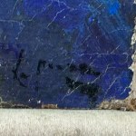 UNIDENTIFIED SIGNATURE, Woman with a fan