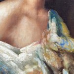 UNIDENTIFIED SIGNATURE, Woman with a hat