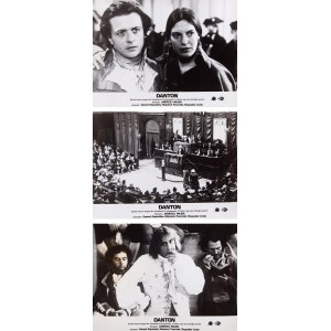 3 stills from the 1983 film Danton