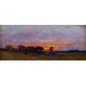 Bronisława Rychter-Janowska (1868 Kraków - 1953 Kraków), Zachód słońca
