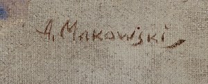 Aleksander Makowski (1869 - 1924), Na zwiadzie