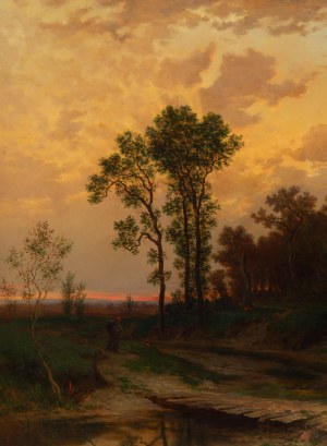 Ludwik Gędłek (1847 Kraków - 1904 Wiedeń), Zmierzch, 1874