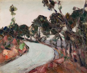 Włodzimierz Terlikowski (1873 Poraj k. Łodzi - 1951 Paryż), Pinie w Villeneuve, 1923