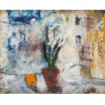 Zbigniew Gostwicki (1906 Kraków - 2003 Kraków), Martwa natura z hiacyntem w donicy (
