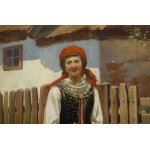 Jan Władysław Barański (ur. 1883, Częstochowa), Kobieta w stroju ludowym