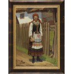 Jan Władysław Barański (ur. 1883, Częstochowa), Kobieta w stroju ludowym