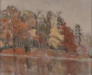 Benn Bencion Rabinowicz (1905 Białystok - 1989 Paryż), Jesień w Lasku Bulońskim