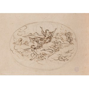 ARTIST INDEPENDENT (18th century), Design of a painting or plafond, 18th century.