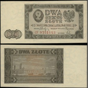 Poland, 2 zloty, 1.07.1948