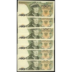 Polen, Satz: 6 x 50 Zloty, 1.12.1988