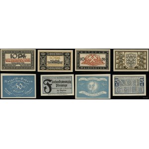 Silesia, set of 13 vouchers, 1918-1921