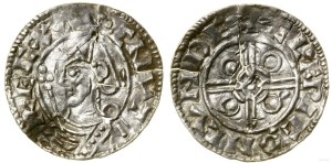 England, Pointed Helmet denarius, (1024-1030), London, Ælfric minster