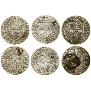 Polska, zestaw 3 półtoraków, 1622, 1623, 1624, Bydgoszcz