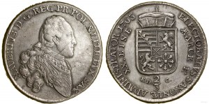 Poland, 2/3 thaler (guilder), 1765 EDC, Dresden