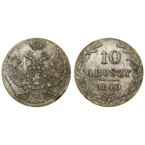 Polska, 10 groszy, 1840, Warszawa