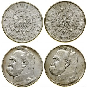 Polska, zestaw 2 x 10 złotych, Warszawa