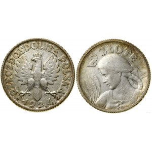 Polska, 2 złote, 1924, Paryż