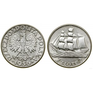 Polska, 2 złote, 1936, Warszawa