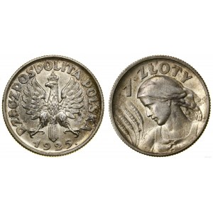 Polska, 1 złoty, 1925, Londyn