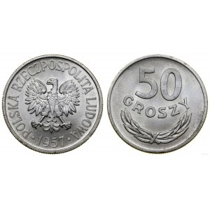 Polska, 50 groszy, 1957, Warszawa