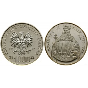 Polska, 1.000 złotych, 1987, Warszawa