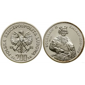 Polonia, 200 zloty, 1981, Varsavia