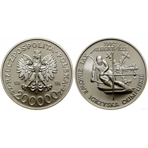 Poland, 200,000 zloty, 1991, Warsaw