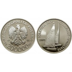 Polonia, 200.000 PLN, 1991, Varsavia