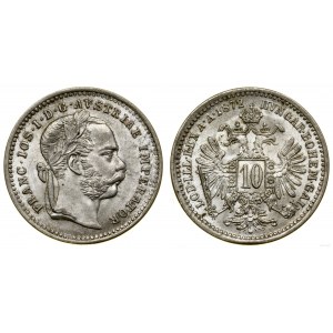 Austria, 10 krajcarów, 1872, Wiedeń