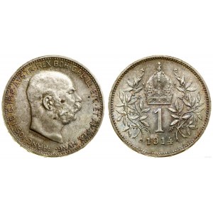 Austria, 1 korona, 1914, Wiedeń