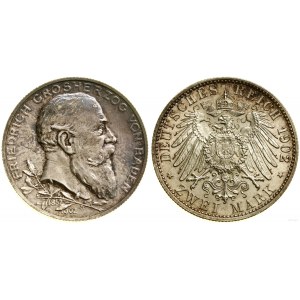 Niemcy, 2 marki, 1902, Karlsruhe