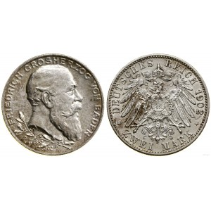 Niemcy, 2 marki, 1902, Karlsruhe