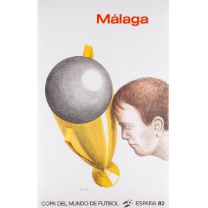 proj. Roland TOPOR (1938-1997), Malaga (World Cup Spain 82), 1982