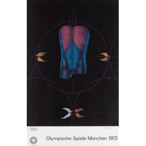 proj. Paul WUNDERLICH (1927-2010), Olympische Spiele München, 1972