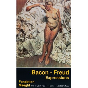 Bacon-Freud,Expressions, Fondation Maeght, 1995 (exhibition poster)