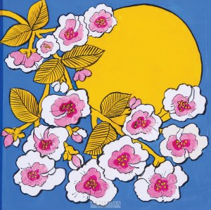 Grażyna Rogowska-Grelowska (ur. 1941), Gałąź kwitnącej jabłoni w świetle księżyca