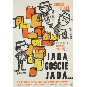 Wojciech Wenzel (ur. 1925 r.), Plakat filmowy Jadą goście jadą, 1962