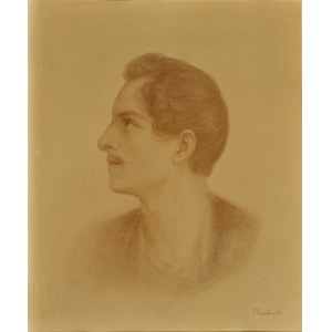 Franciszek KRUDOWSKI (1860-1945) - Portret Juliusza Słowackiego