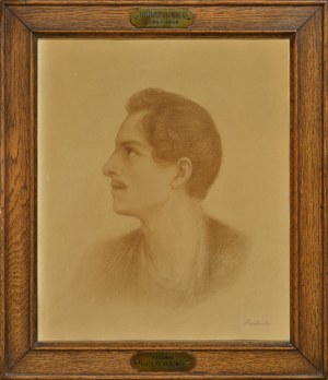 Franciszek KRUDOWSKI (1860-1945) - Portret Juliusza Słowackiego