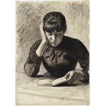 Bronisława ŁUKOMSKA-WIELOWIEYSKA (1865-1939) - Studia portretowe i martwe natury: zespół 11 prac, rysunkowych wykonanych węglem i 1 malarskiej (akwarela)