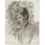 Bronisława ŁUKOMSKA-WIELOWIEYSKA (1865-1939) - Studia portretowe i martwe natury: zespół 11 prac, rysunkowych wykonanych węglem i 1 malarskiej (akwarela)