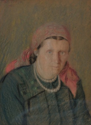 Władysław MIKOS (1887-1970) - Kobieta w chuście