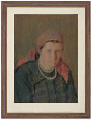 Władysław MIKOS (1887-1970) - Kobieta w chuście