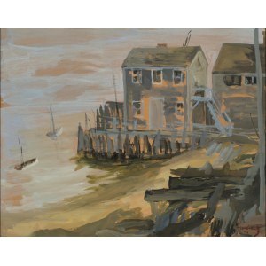 Emmanuel MANÉ-KATZ (1894-1962) - On the bay in New Jersey; 1941.