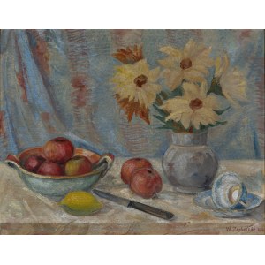 Władysław ZACHOLSKI (1887-1972) - Martwa natura; 1957
