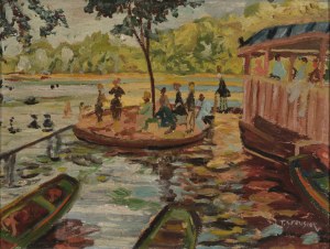 Tadeusz SPRUSIAK (1907-1985) - Nad wodą