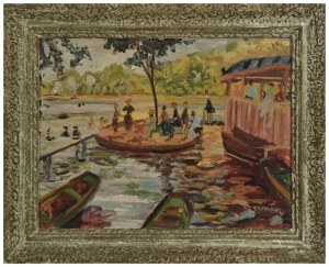 Tadeusz SPRUSIAK (1907-1985) - Nad wodą